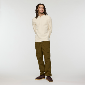 Atajo Long-Sleeve Waffle Henley – Men’s