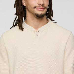 Atajo Long-Sleeve Waffle Henley – Men’s